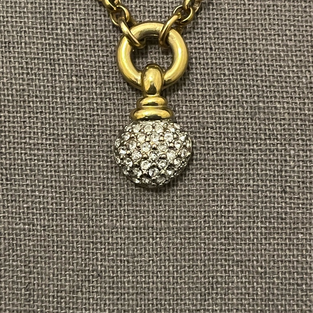 Vintage NLH Doorknob Pendant Necklace